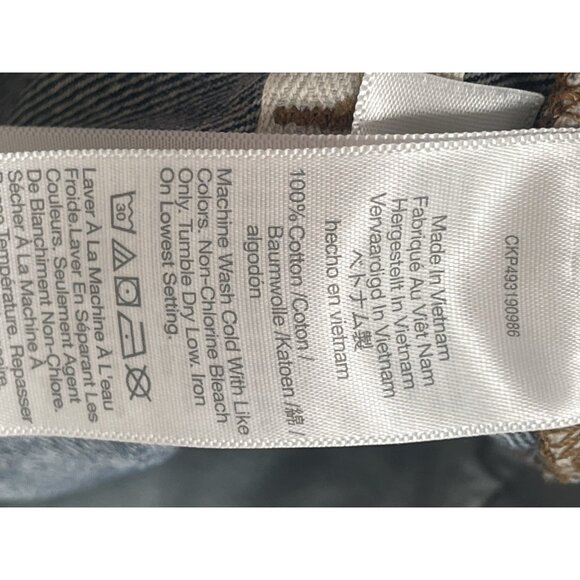 Madewell The Darted Barrell Leg Jeans Button Fly Sz 27 - Picture 8 of 8